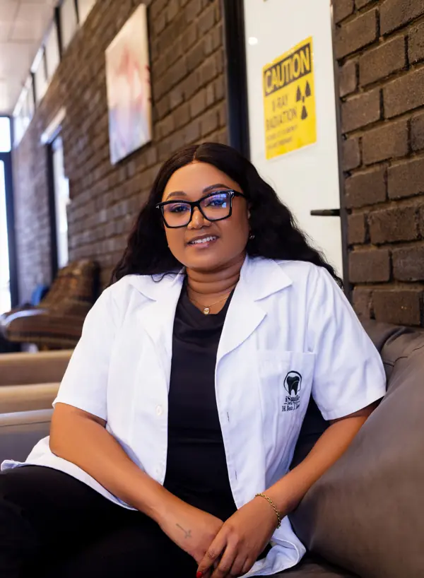 iSmile dentist in the practice lounge
